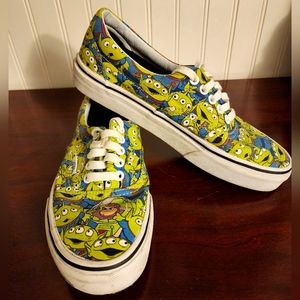 Vans toy story Martian buzz lightyear woody adult size 7men's 8.5 women's shoes
